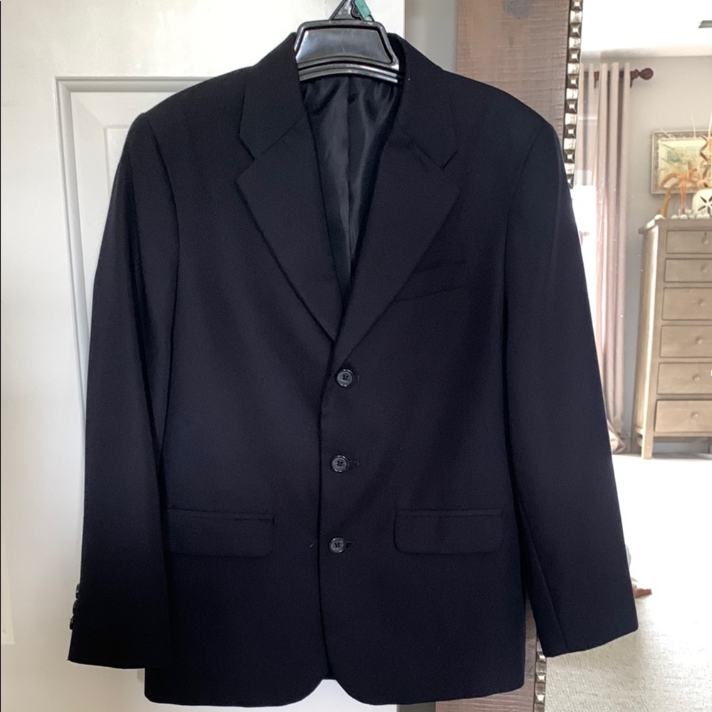 Van Heusen Blue Blazer Elegant Structured Fit